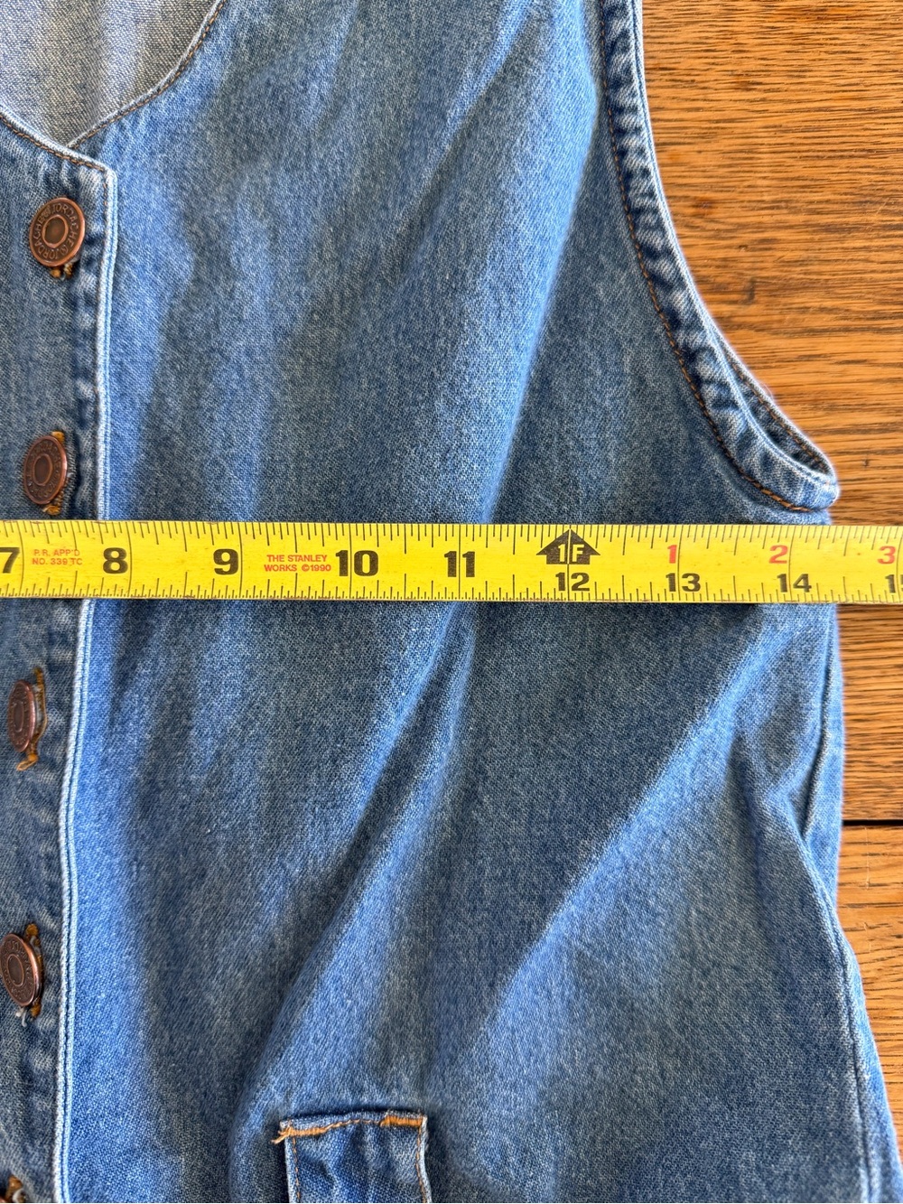 Vintage Jordache Blue Denim Sleeveless Romper - Picture 9 of 9